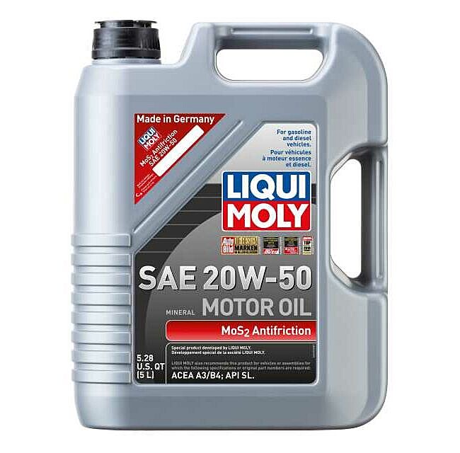 Liqui Moly MoS2 Antifriction Motor oil SAE 20W-50 - 5L