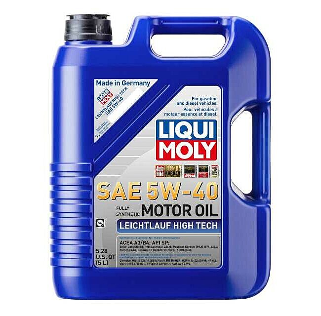 Liqui Moly 5W40 Leichtlauf Motor Oil 5L