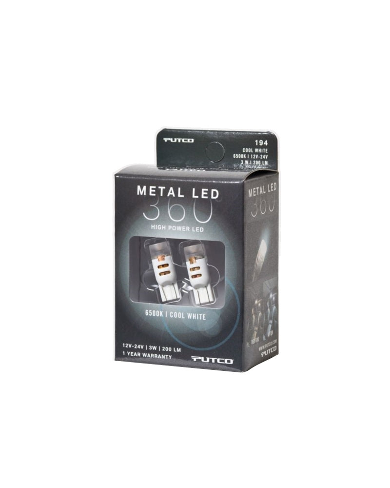 Putco 194 - Cool White Metal 360 LED